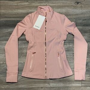 lululemon athletica Blush Pink Full-Zip Bomber Jacket